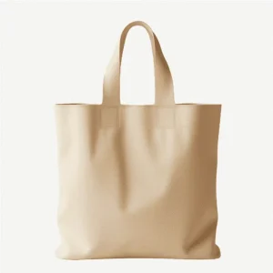 Túi tote vải bố màu be